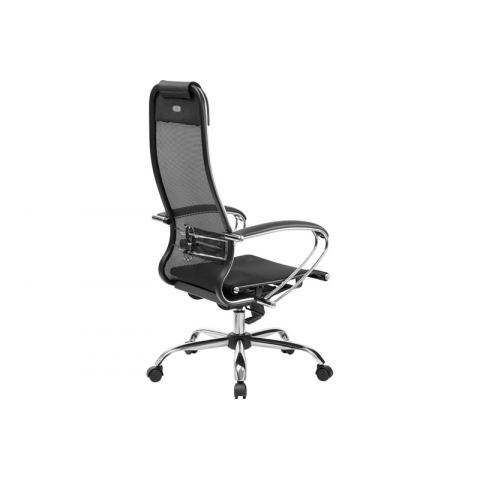 Кресло МЕТТА-12(MPRU)/подл.131/осн.003, черный