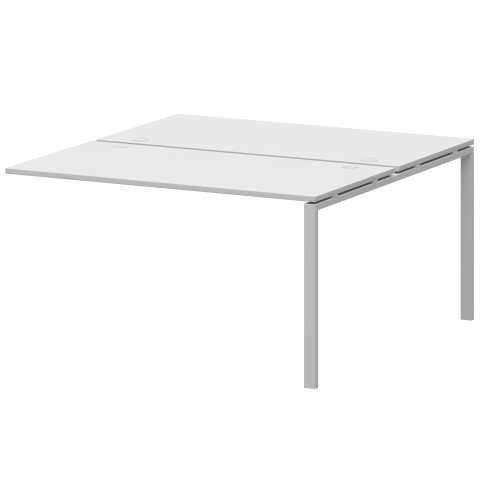 Модуль двойной на 2 рабочих места АМБЭ-002.60 Белый/Белый 1200x1236x760 Арго-М