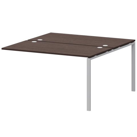 Модуль двойной на 2 рабочих места АМБЭ-002.60 Дуб венге/Белый 1200x1236x760 Арго-М