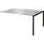 Модуль двойной на 2 рабочих места АМБЭ-002.60 Серый/Антрацит 1200x1236x760 Арго-М