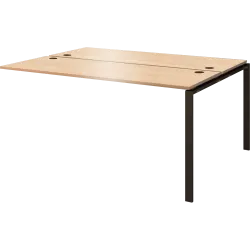 Модуль двойной на 2 рабочих места АМБЭ-005 Бук/Антрацит 1800x1496x760 Арго-М