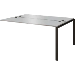 Модуль двойной на 2 рабочих места АМБЭ-005 Серый/Антрацит 1800x1496x760 Арго-М