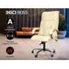 Офисное массажное кресло EGO BOSS EG1001 LKFV Крем (Арпатек)