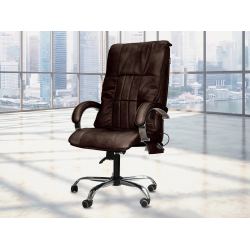 Офисное массажное кресло EGO BOSS EG1001 LKFV Шоколад (Арпатек)
