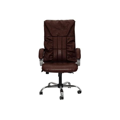 Офисное массажное кресло EGO BOSS EG1001 LKFV Шоколад (Арпатек)