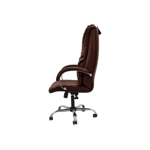 Офисное массажное кресло EGO BOSS EG1001 LKFV Шоколад (Арпатек)