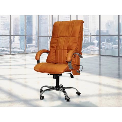 Офисное массажное кресло EGO BOSS EG1001 Кожа Премиум, цвет на выбор