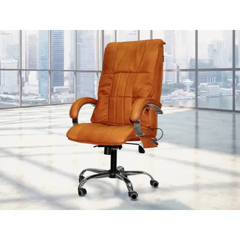 Офисное массажное кресло EGO BOSS EG1001 Кожа Премиум, цвет на выбор
