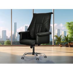 Офисное массажное кресло EGO President EG1005 Антрацит (Арпатек)