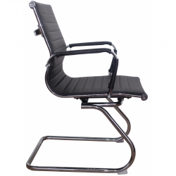 Офисный стул MF-1904 черный (кожзам)