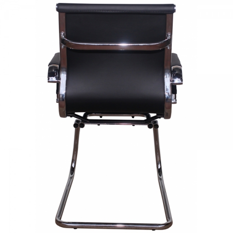 Офисный стул MF-1904 черный (кожзам)