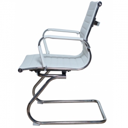 Офисный стул MF-1904 белый (кожзам)