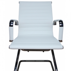 Офисный стул MF-1904 белый (кожзам)