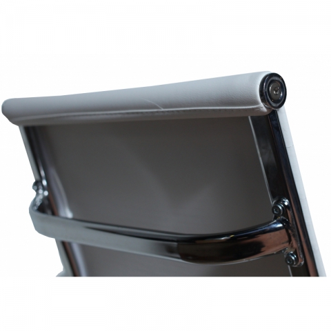 Офисный стул MF-1904 белый (кожзам)