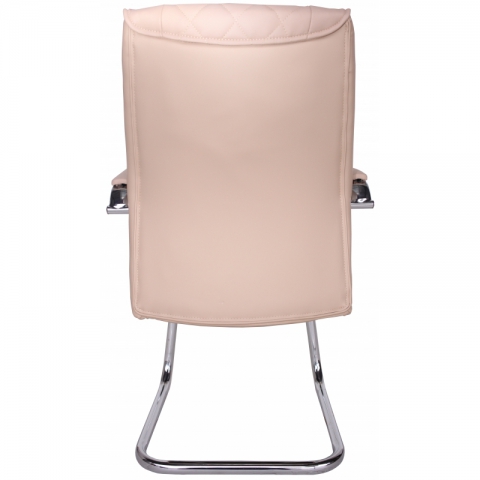 Офисный стул MF-720BS бежевый (экокожа)