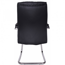 Офисный стул MF-720BS черный (экокожа)