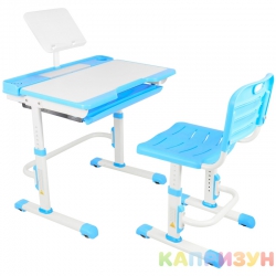 Парта трансформер со стулом Капризун A7-blue