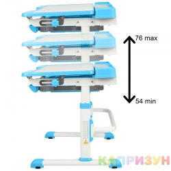 Парта трансформер со стулом Капризун A7-blue