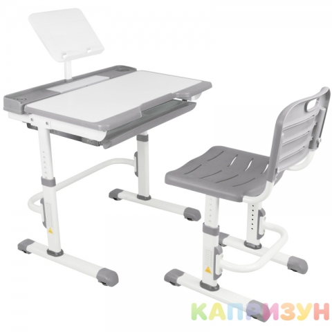 Парта трансформер со стулом Капризун A7-gray