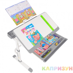 Парта трансформер со стулом Капризун A7-gray