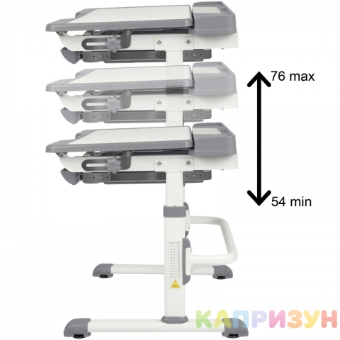 Парта трансформер со стулом Капризун A7-gray