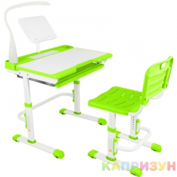 Парта трансформер со стулом Капризун A7-green