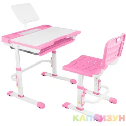 Парта трансформер со стулом Капризун A7-pink