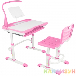 Парта трансформер со стулом Капризун A7-pink