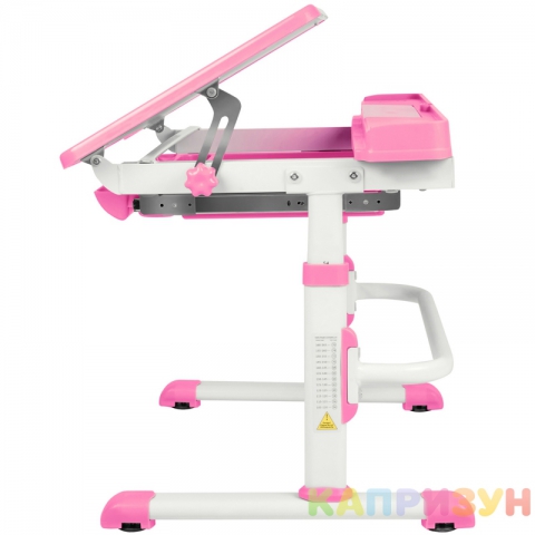Парта трансформер со стулом Капризун A7-pink