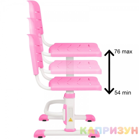 Парта трансформер со стулом Капризун A7-pink
