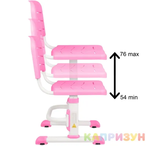 Парта трансформер со стулом Капризун A7-pink