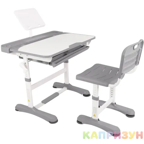Парта трансформер со стулом Капризун R8-1-gray