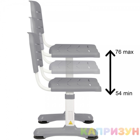 Парта трансформер со стулом Капризун R8-1-gray