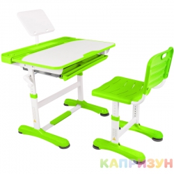 Парта трансформер со стулом Капризун R8-1-green