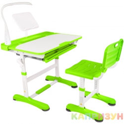 Парта трансформер со стулом Капризун R8-1-green