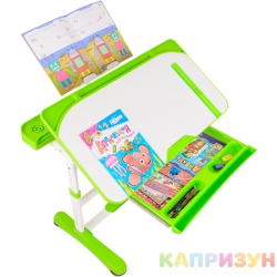 Парта трансформер со стулом Капризун R8-1-green