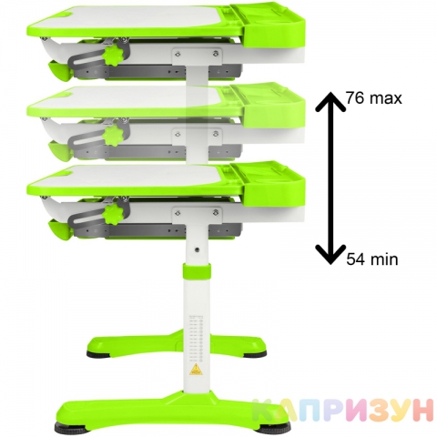 Парта трансформер со стулом Капризун R8-1-green
