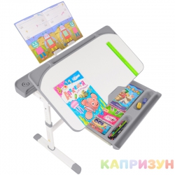 Парта трансформер со стулом Капризун R8-gray