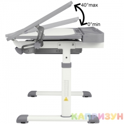 Парта трансформер со стулом Капризун R8-gray