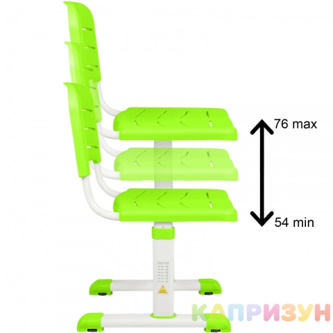Парта трансформер со стулом Капризун R8-green