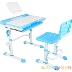 Парта трансформер со стулом Капризун T7-blue