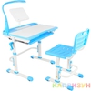 Парта трансформер со стулом Капризун T7-blue