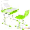Парта трансформер со стулом Капризун T7-green