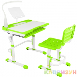 Парта трансформер со стулом Капризун T7-green