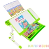 Парта трансформер со стулом Капризун T7-green