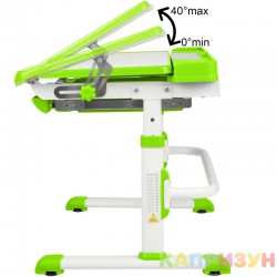 Парта трансформер со стулом Капризун T7-green