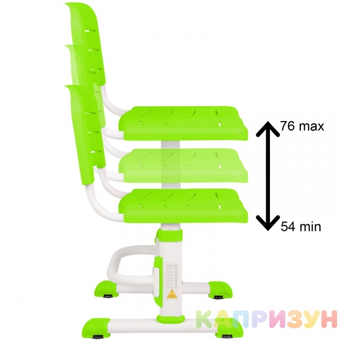 Парта трансформер со стулом Капризун T7-green