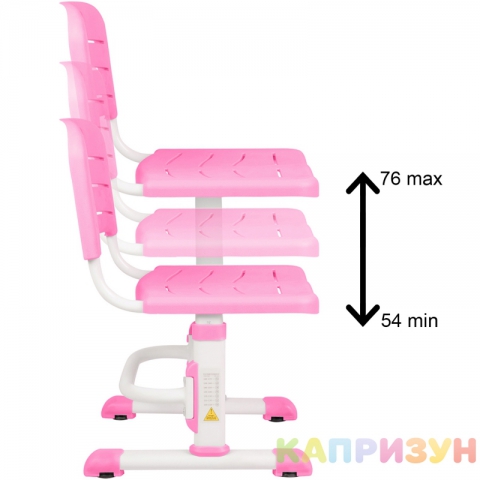 Парта трансформер со стулом Капризун T7-pink