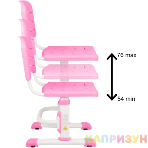 Парта трансформер со стулом Капризун T7-pink