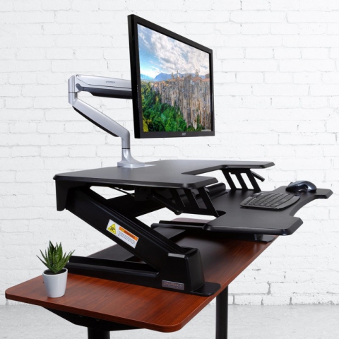 Подставка на компьютерный стол для работы стоя EUREKA ERK-CV-PRO36B